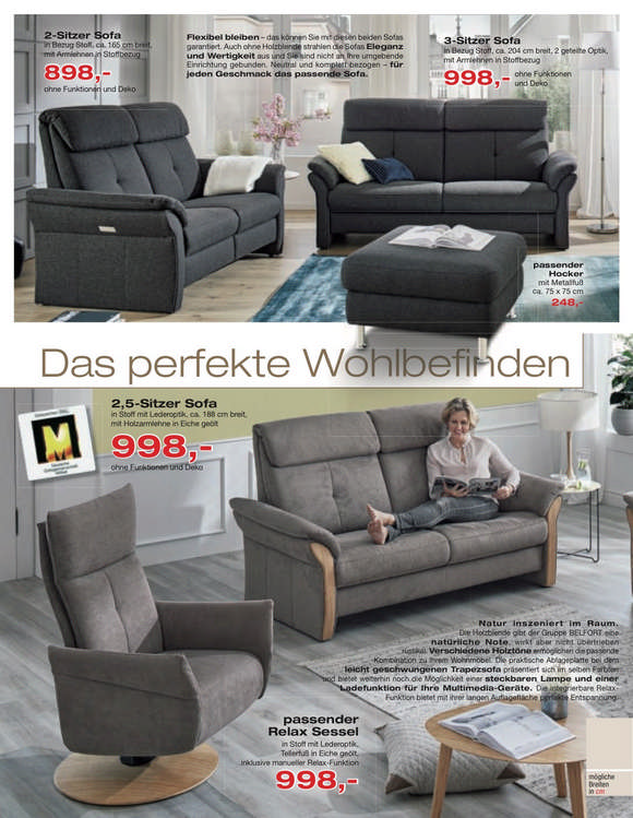 Möbel Aktionsseite