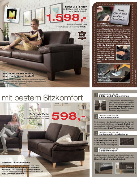 Möbel Aktionsseite