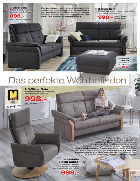 Möbel Aktionsseite